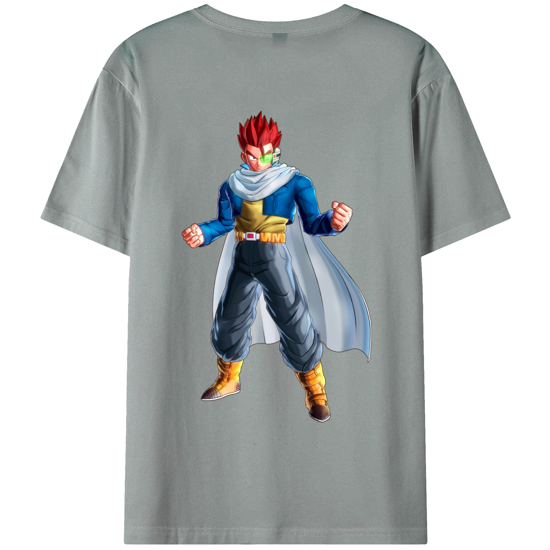 （画像用） ドラゴンボール 孫 悟飯（そんごはん）DRAGON BALL Son Gohan 綿100％ メンズ半袖Tシャツ（バックプリント） 通気性